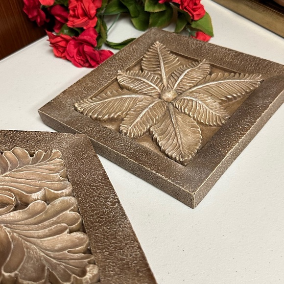 Better Home and Gardens collections Botanical leaves plaques - Picture 6 of 10